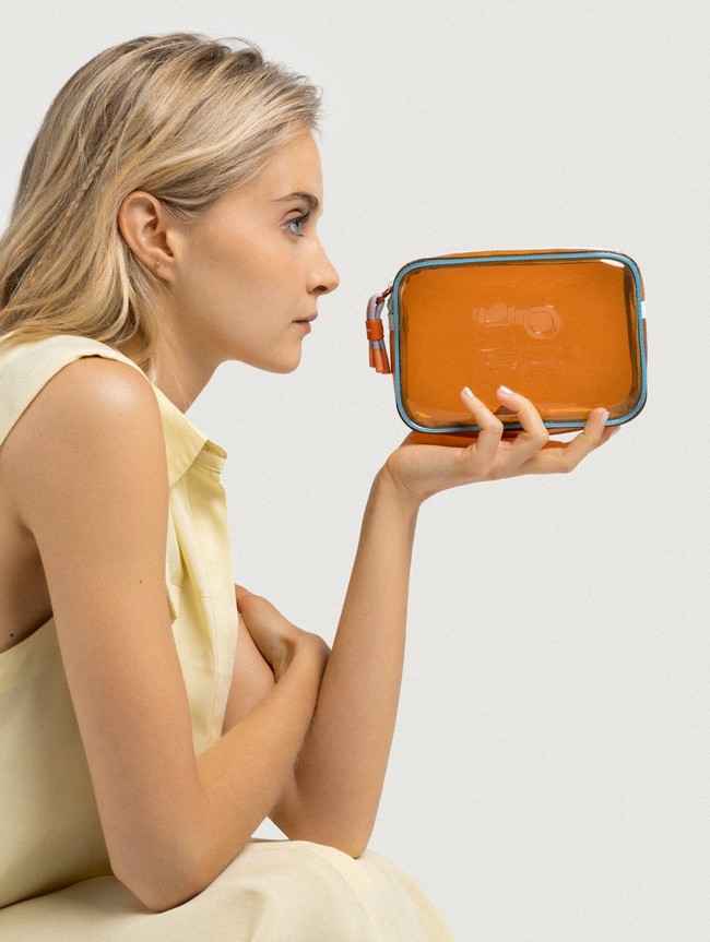 Sacs Hoff Glass Vanity Case Femme Orange | 6759-QEBMA