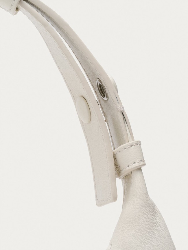 Sacs Hoff Leather Hobo Museum Off White Femme Blanche | 4805-WCMPV