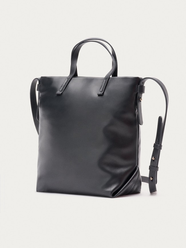 Sacs Hoff Leather Shopper Arcade Femme Noir | 4923-TCMSK