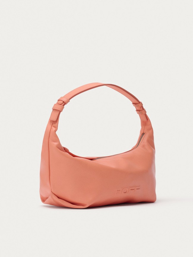 Sacs Hoff Leatheruette Theatre Peach Femme Corail | 7956-SKNIY