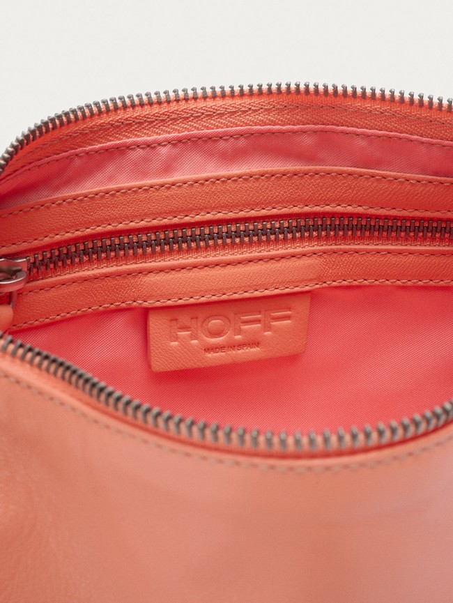 Sacs Hoff Leatheruette Theatre Peach Femme Corail | 7956-SKNIY