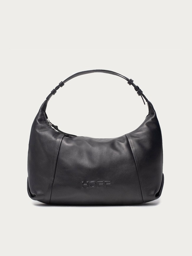 Sacs Hoff Museum Leather Hobo Femme Noir | 8970-KWYJF