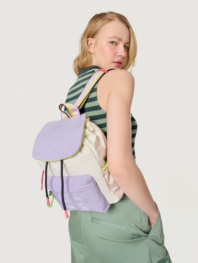 Sacs à Dos Hoff Lila Canal Femme Violette Blanche | 5467-MODVE