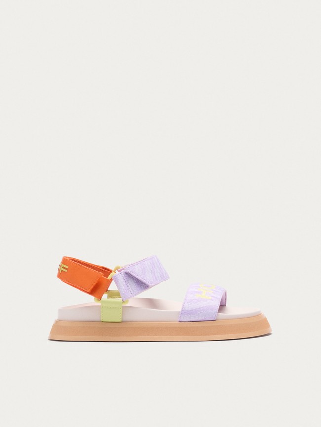 Sandale Hoff Bio Garden Lila Femme Violette Orange | 2431-BQFHY