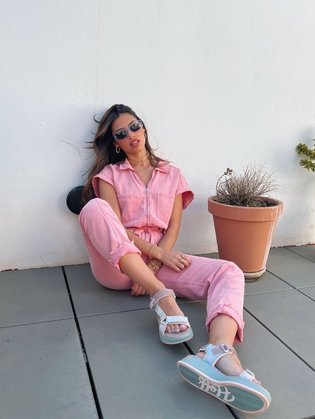 Sandale Hoff Lanai Femme Rose Bleu | 8596-SLXWY