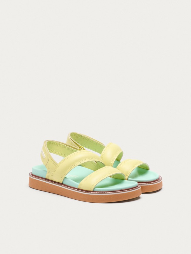 Sandale Hoff Lime Road Femme Jaune Bleu | 9610-QXJHC