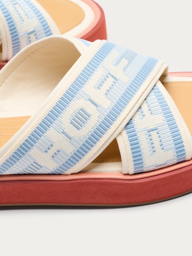 Sandale Hoff Market Femme Bleu Blanche Orange | 7546-METYZ