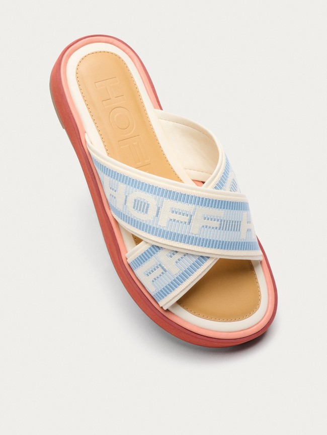 Sandale Hoff Market Femme Bleu Blanche Orange | 7546-METYZ