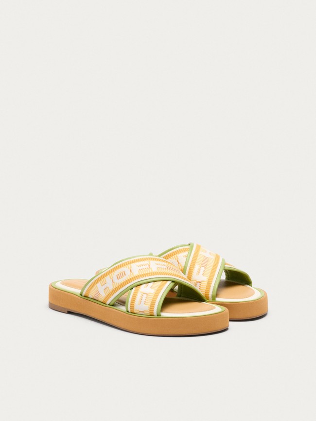 Sandale Hoff Market Femme Orange Vert | 8426-NIDLZ