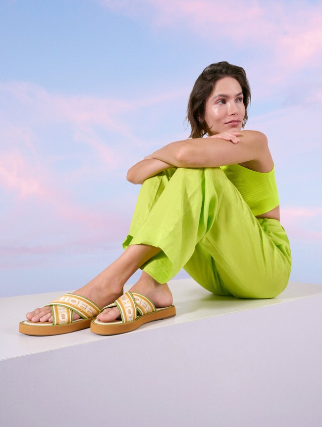 Sandale Hoff Market Femme Orange Vert | 8426-NIDLZ