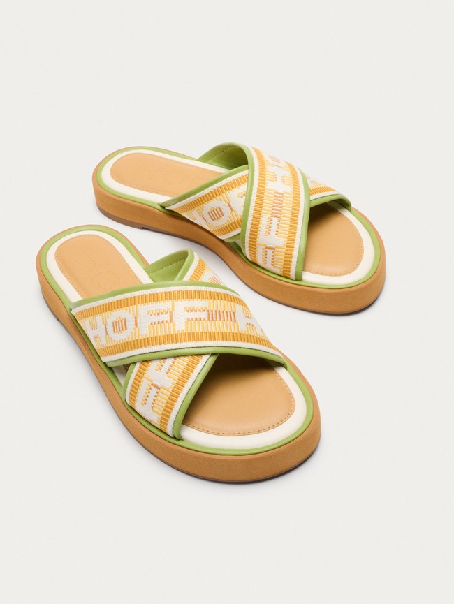 Sandale Hoff Market Femme Orange Vert | 8426-NIDLZ