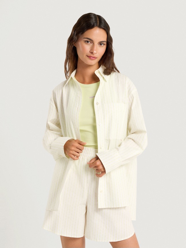 Short Hoff Logo Hoff Hawaii Femme Blanche | 2198-TNPMF