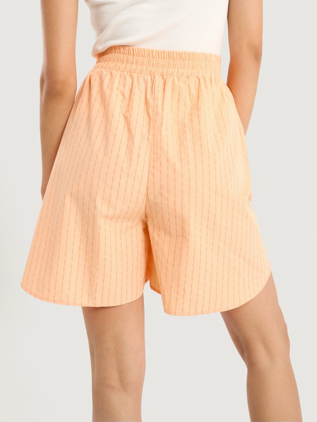 Short Hoff Logo Hoff Hawaii Femme Corail | 8256-RKMXD