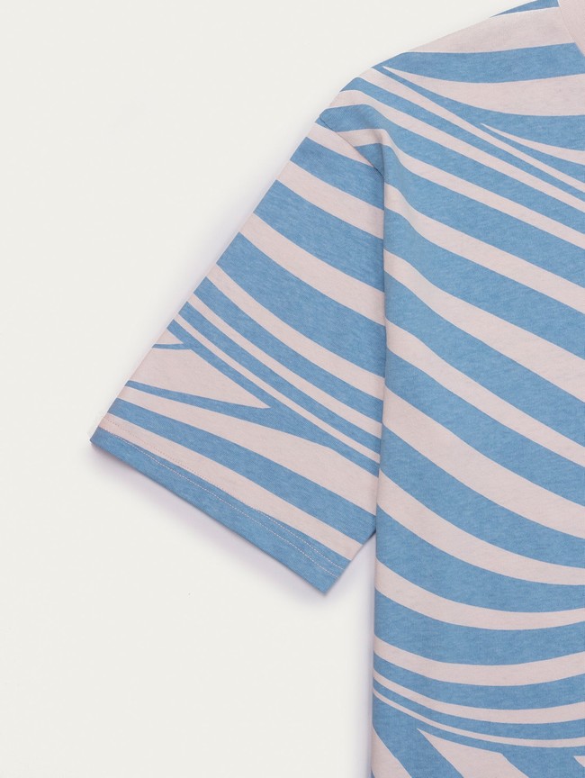 T Shirts Hoff Tarifa Femme Bleu Grise | 0853-NHGXS