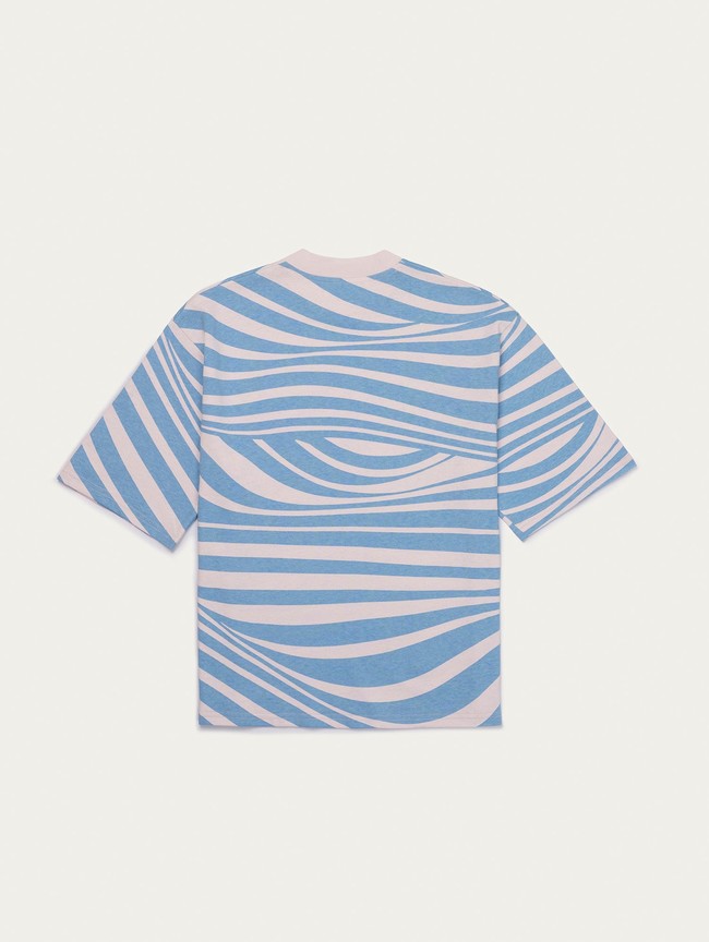 T Shirts Hoff Tarifa Femme Bleu Grise | 0853-NHGXS